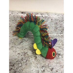 The Very Hungry Caterpillar Vintage Plush 1998 Eric Carle Book Worm  7”